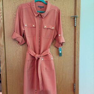 Peach Dress | Womens Size 16 by Sharagano NWT